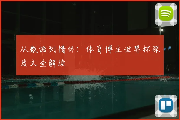 从数据到情怀：体育博主世界杯深度文全解读
